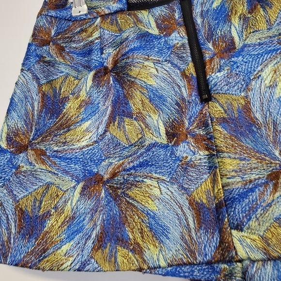 Sam Edelman Multicolors Inverted Pleat Mini Skort - Picture 5 of 6